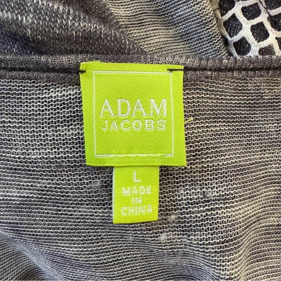 Adam Jacobs Artsy Multimedia Sleeveless Vest - L - Picture 8 of 10